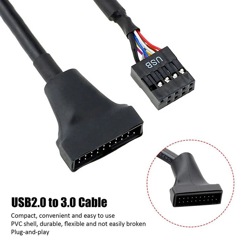 Motherboard USB Adapter Cable