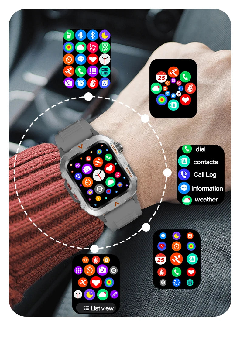 Men’s & Women’s Smart Watch – 3ATM/IP68 Waterproof