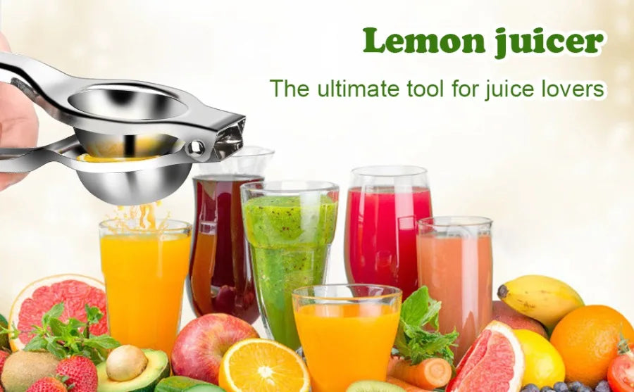 Stainless Steel Manual Lemon Squeezer – Citrus Fruit Press