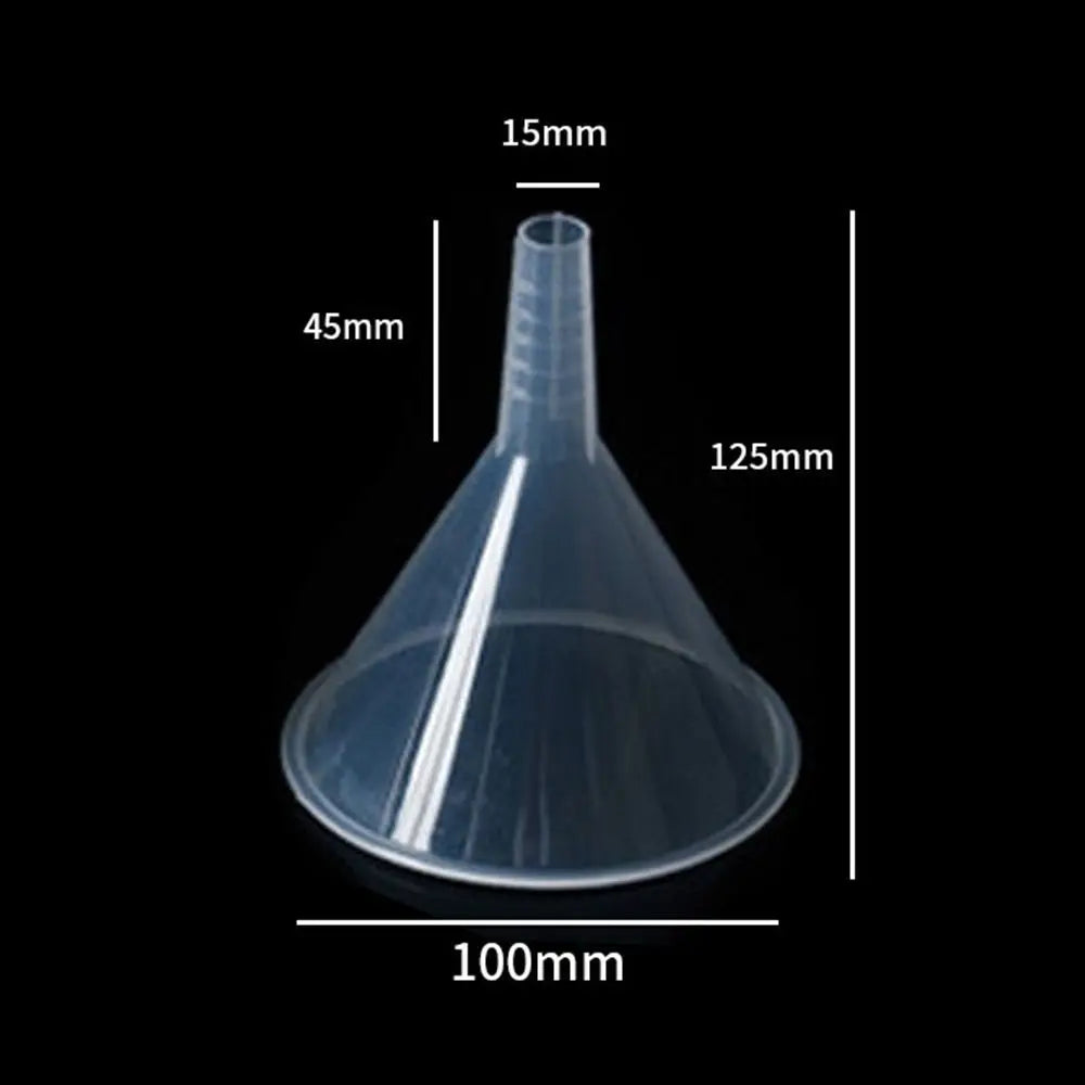 Clear Plastic Funnel Set – Small Bottle Filling Tool (1/3 Pcs)