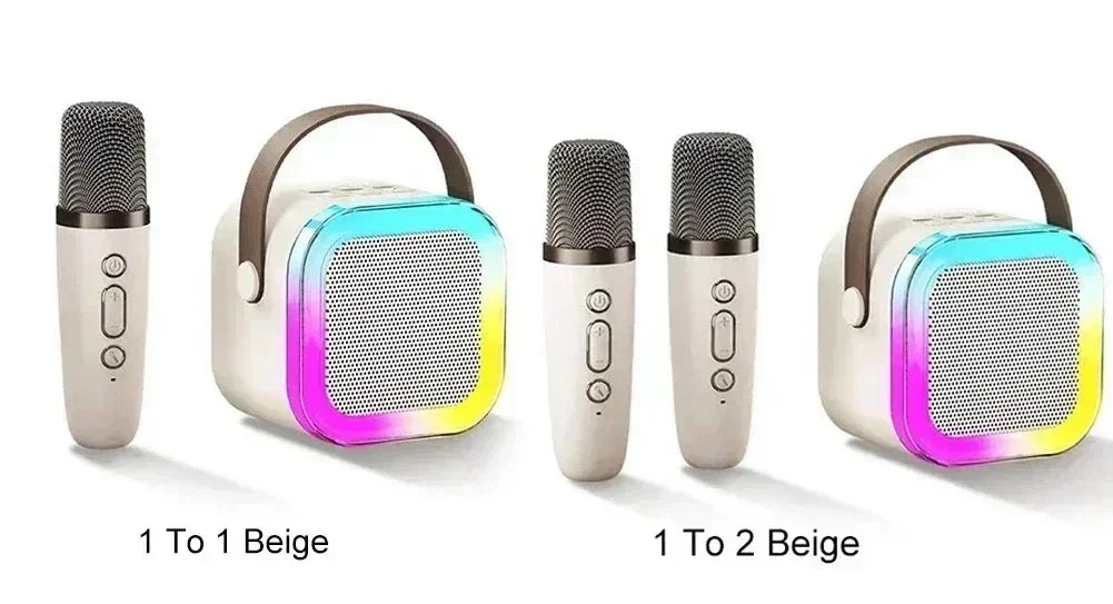 K12 Mini Bluetooth Karaoke Speaker – Portable Wireless Audio with Mic