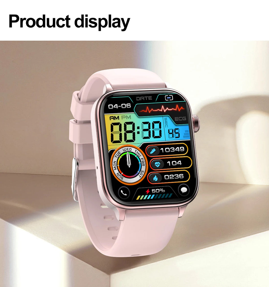2025 AI Health Smartwatch – ECG, PPG, Body Composition & Bluetooth Call