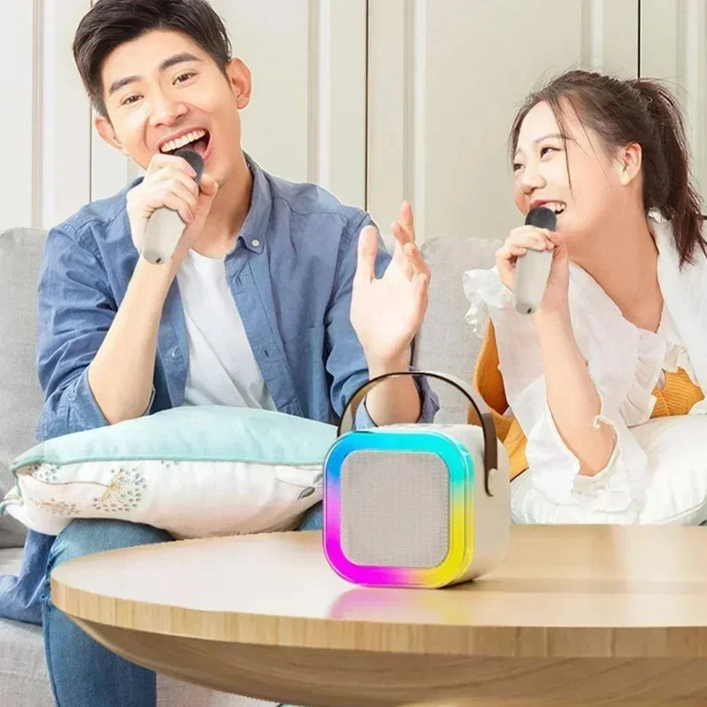 K12 Mini Bluetooth Karaoke Speaker – Portable Wireless Audio with Mic