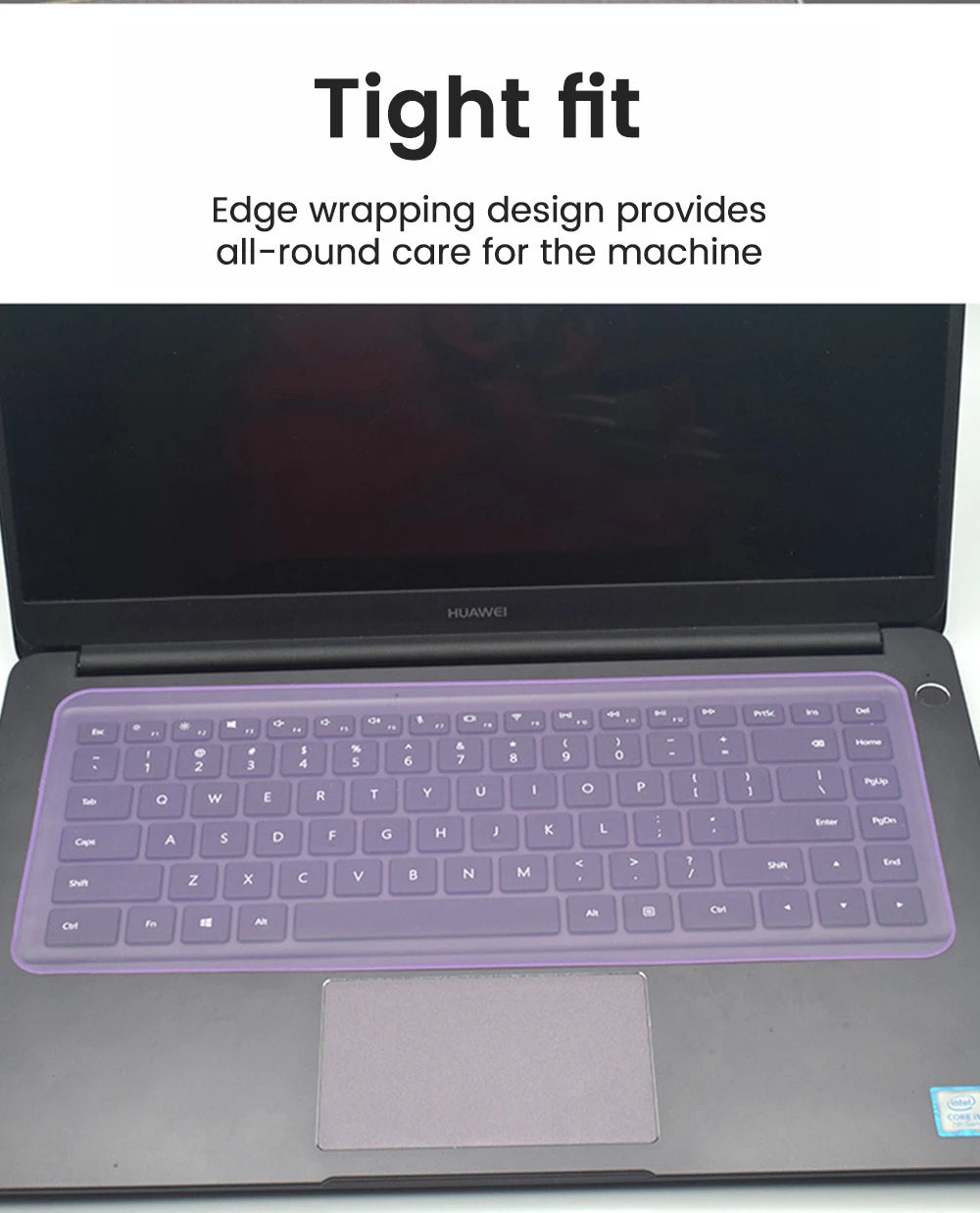 Universal Silicone Laptop Keyboard Protector (12–17 Inch)