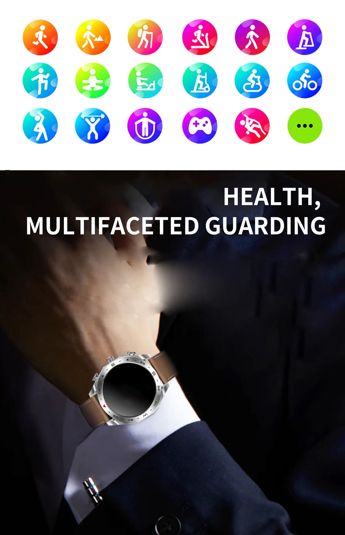 2024 Smart Watch with 2-in-1 TWS Bluetooth Earbuds