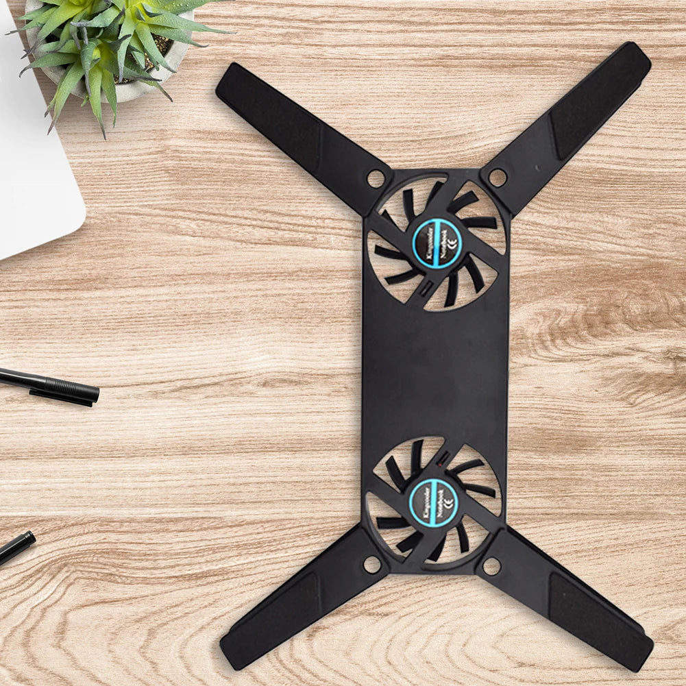 USB Laptop Cooler Pad – Anti-Slip, Foldable, Portable Cooling Base