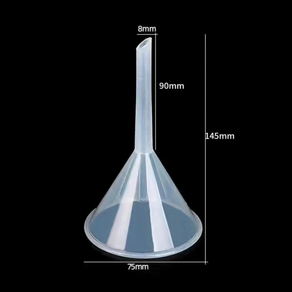 Clear Plastic Funnel Set – Small Bottle Filling Tool (1/3 Pcs)