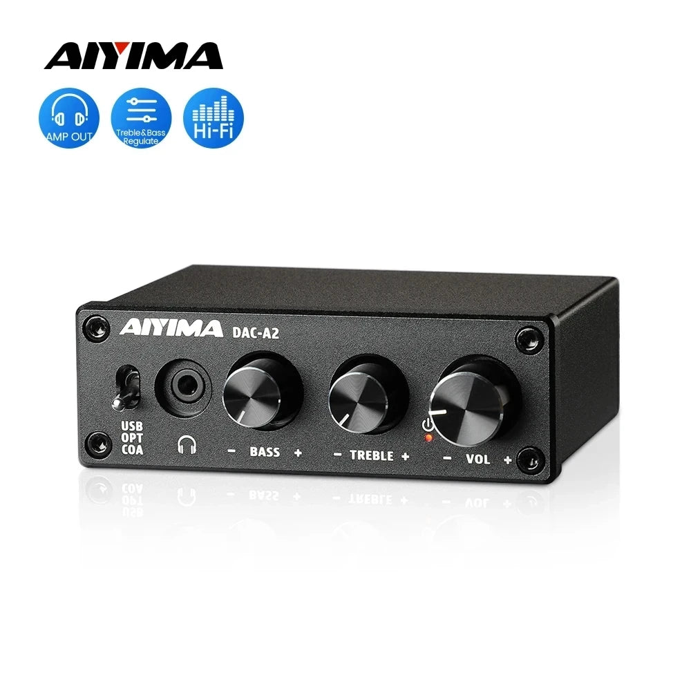 AIYIMA DAC-A2 HiFi USB Audio Decoder & Headphone Amp