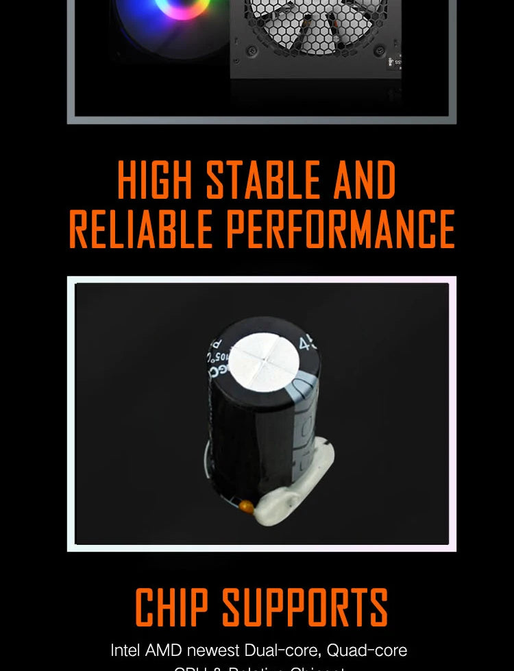 Aigo AK PC PSU – 500W-1000W Gaming Power Supply