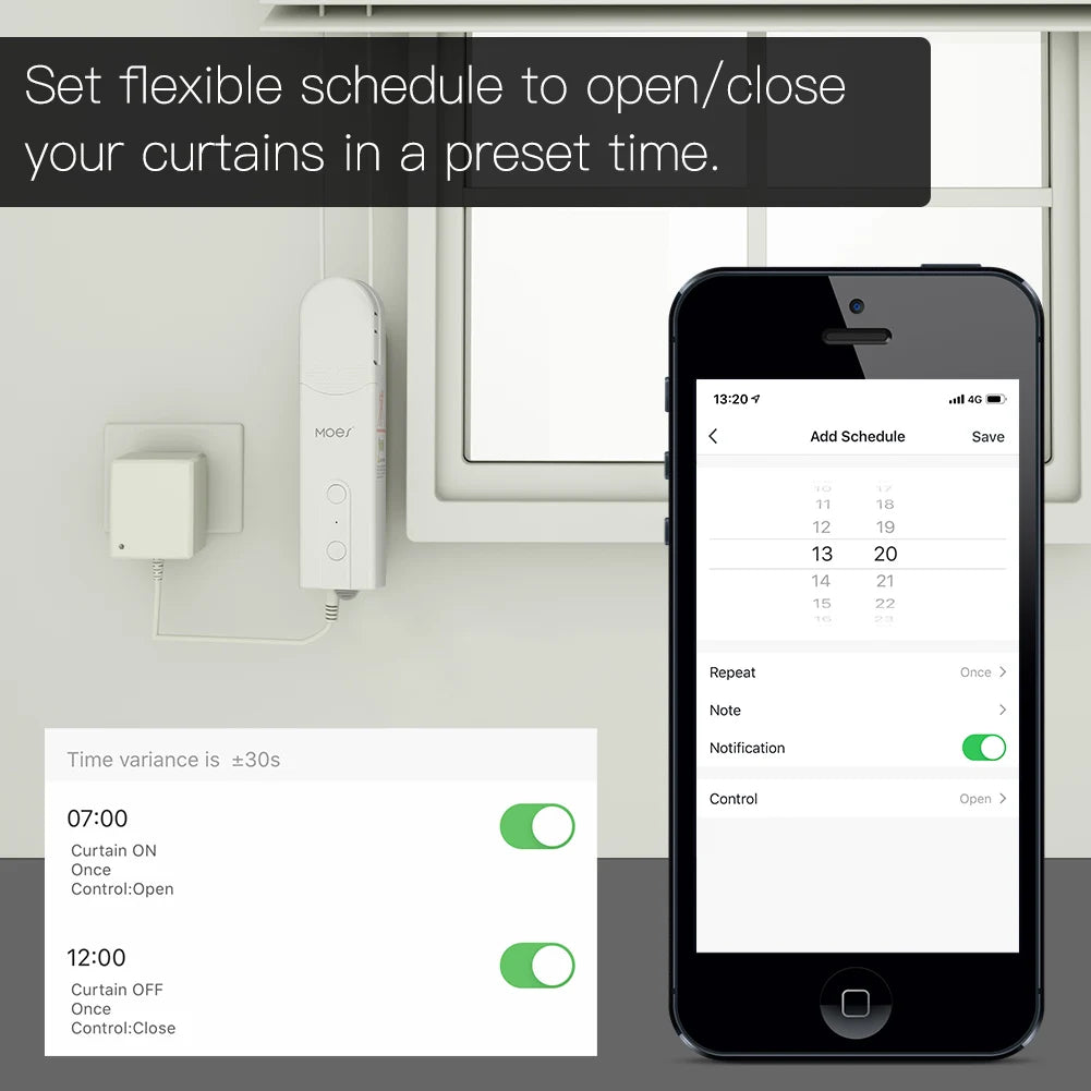 ZigBee Smart Roller Blind Motor