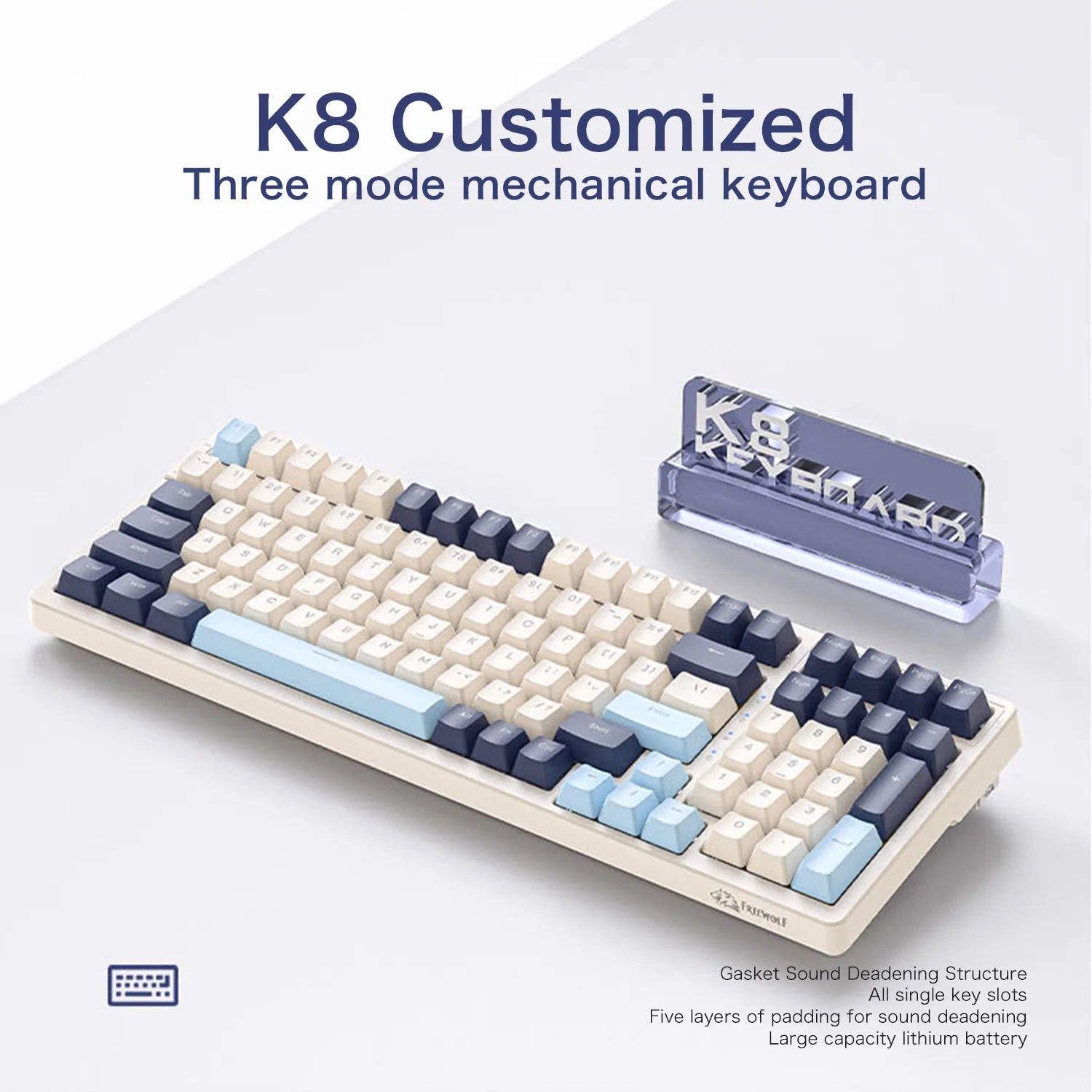 K8 100-Key Wireless Mechanical Keyboard