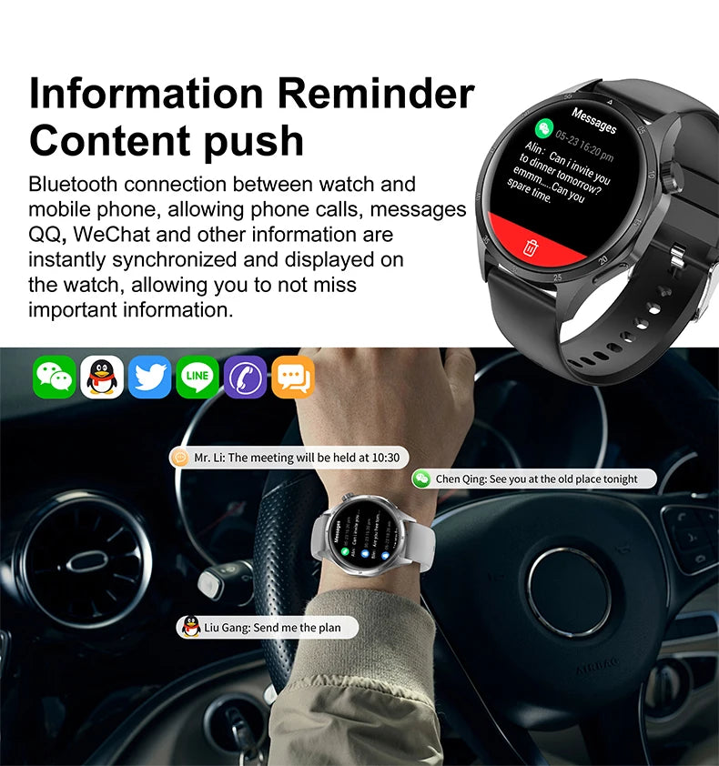 2025 Men’s Smartwatch – 360×360 AMOLED