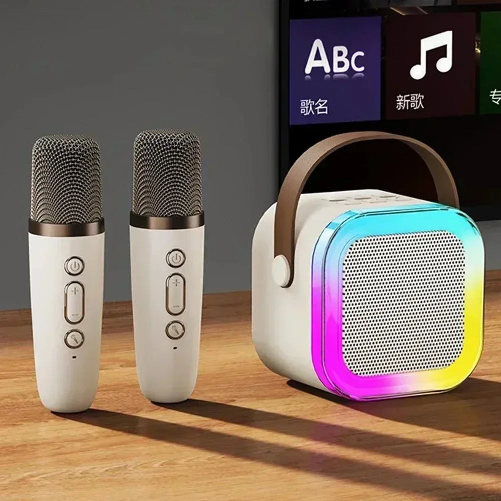 K12 Mini Bluetooth Karaoke Speaker – Portable Wireless Audio with Mic