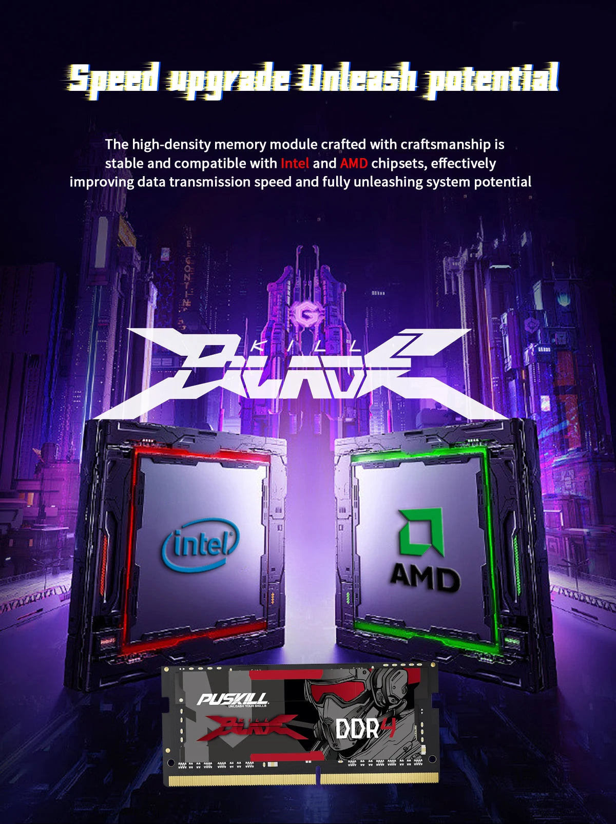 PUSKILL Killblade DDR4 Laptop RAM
