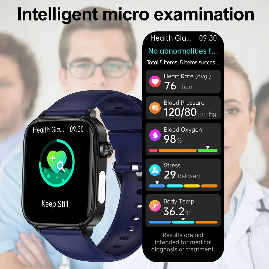 2025 AI Health Smartwatch – ECG, PPG, Body Composition & Bluetooth Call