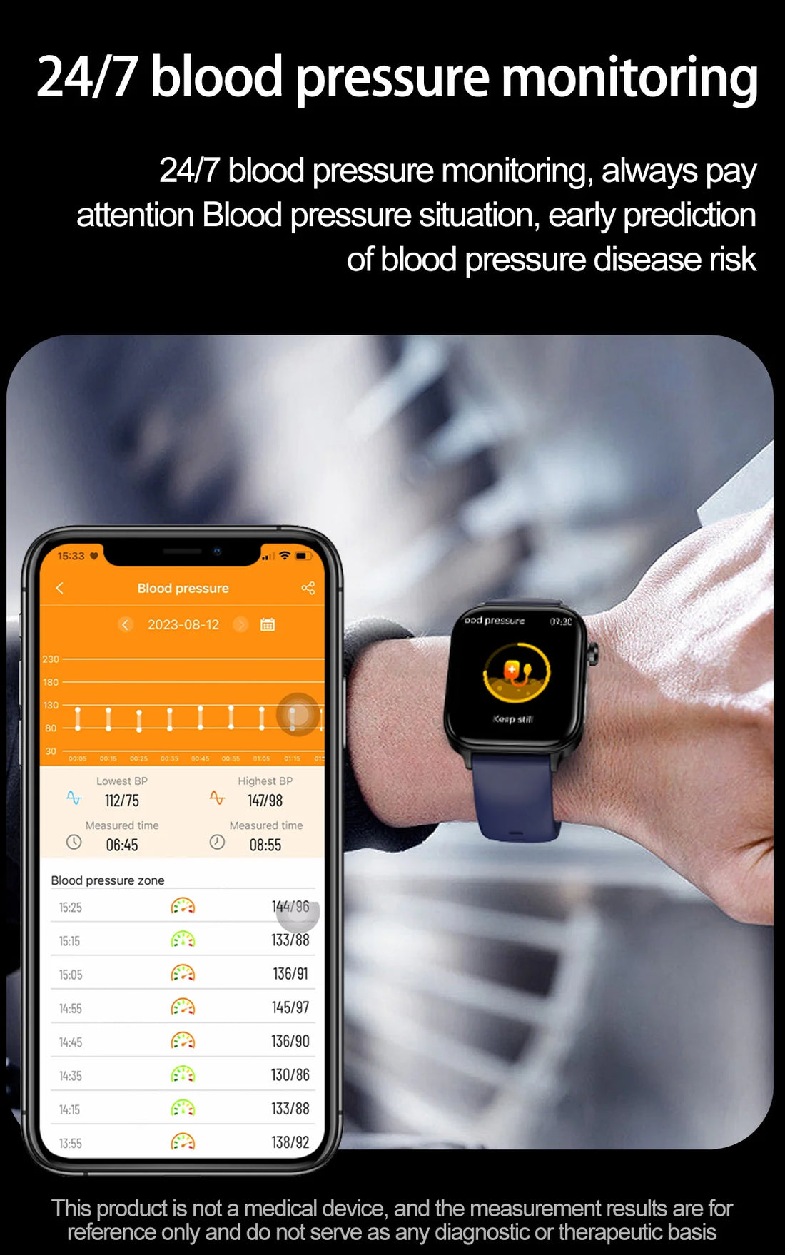 2025 ECG+PPG Smart Watch