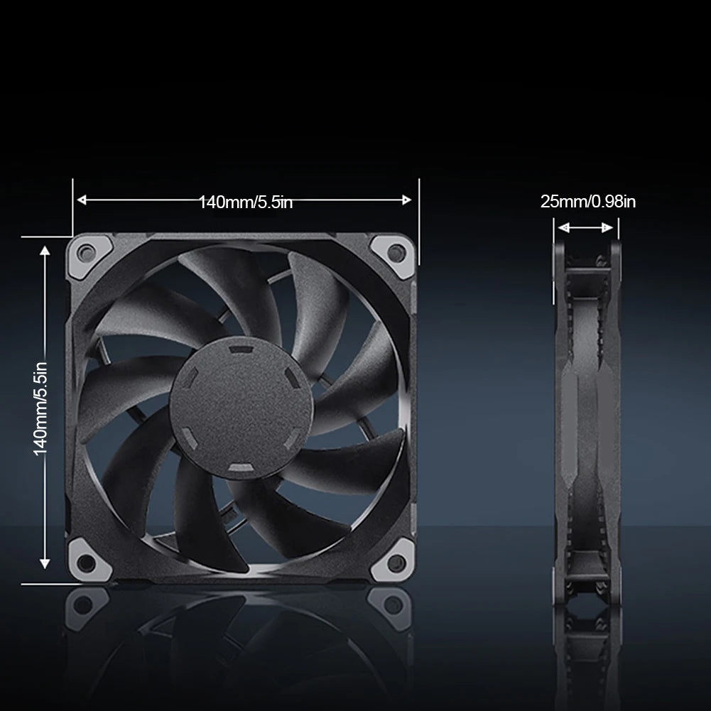 140mm PWM Silent Cooling Case Fan