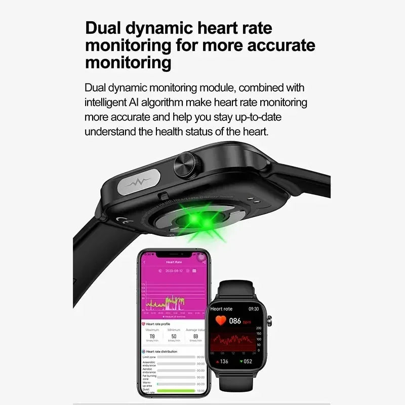 2025 ECG+PPG Smart Watch
