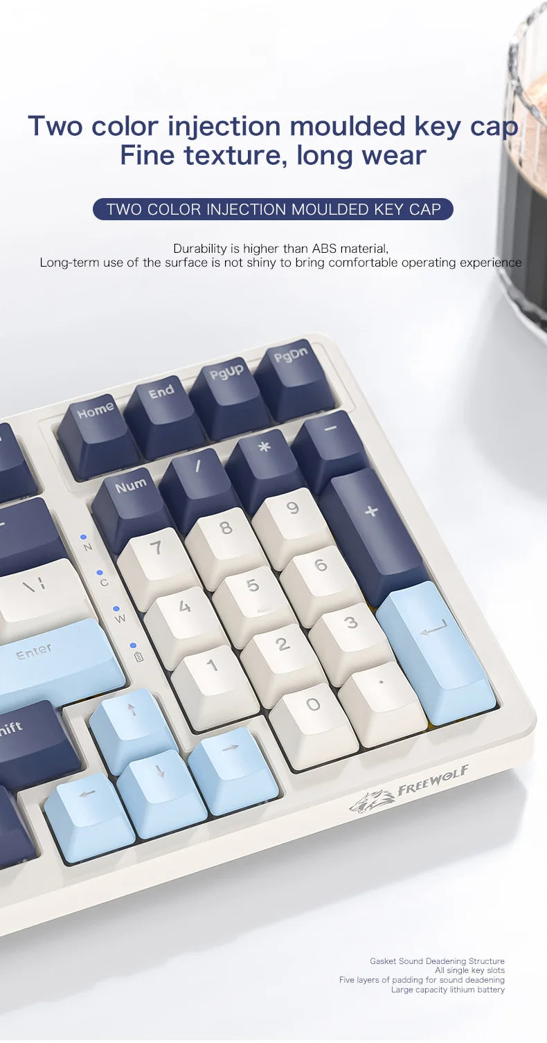 K8 100-Key Wireless Mechanical Keyboard