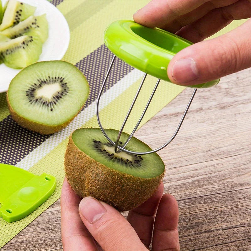 Stainless Steel Kiwi Cutter & Peeler