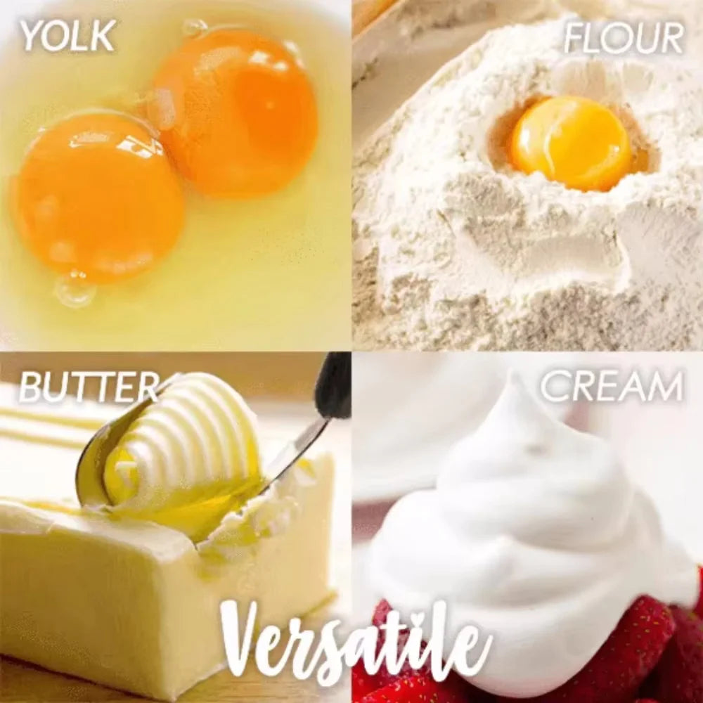 Semi-Automatic Stainless Steel Egg Beater