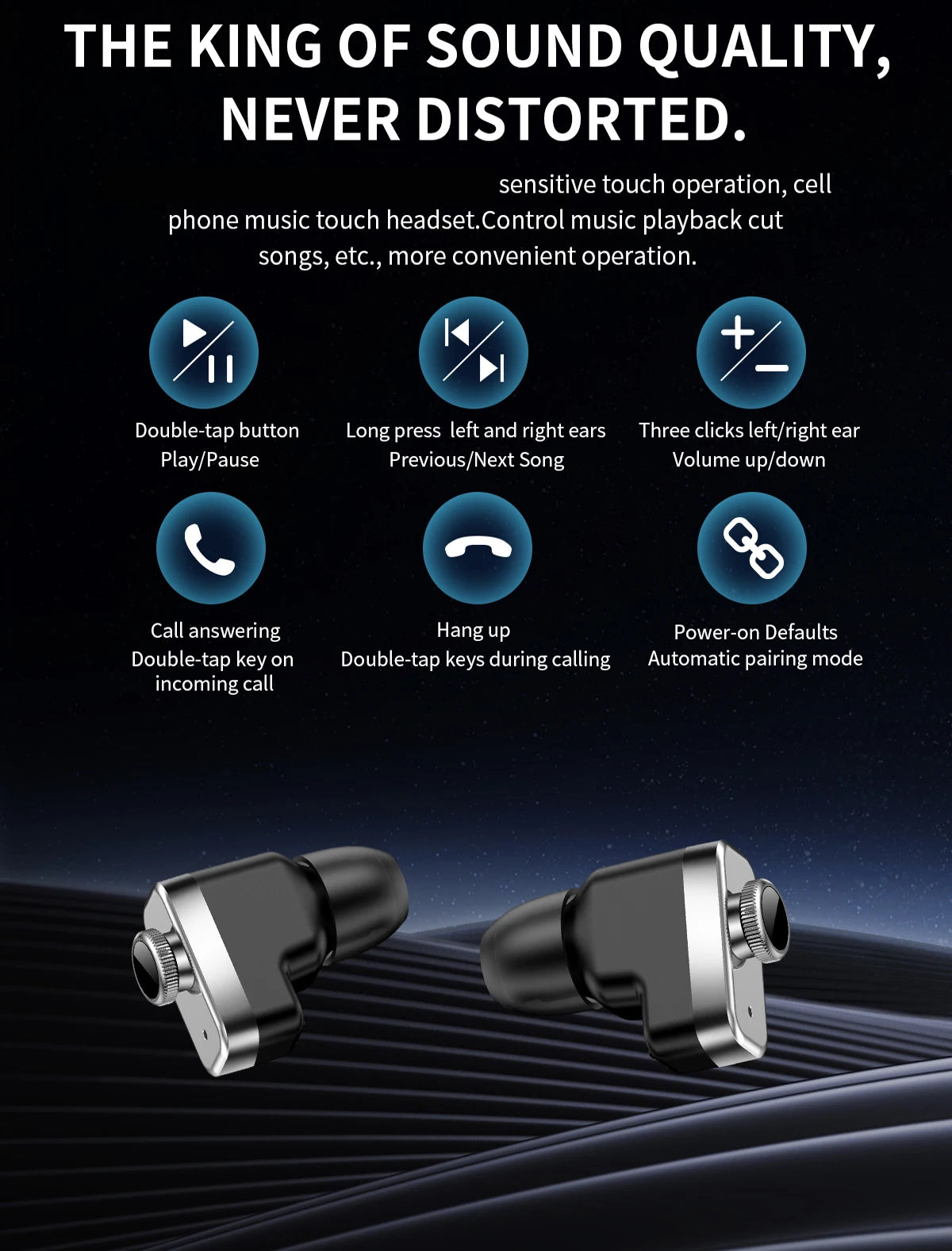 2024 Smart Watch with 2-in-1 TWS Bluetooth Earbuds