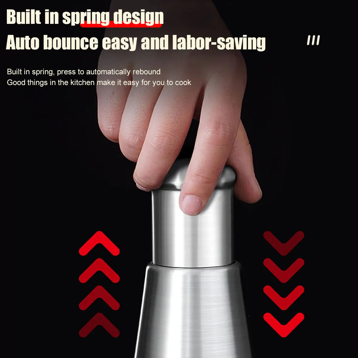 Stainless Steel Pressed Garlic Chopper