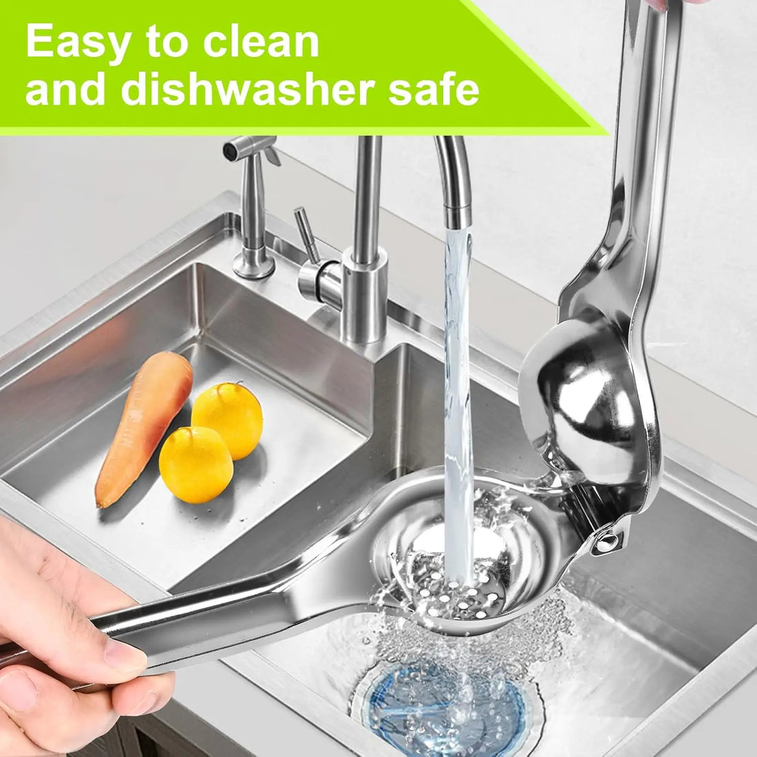 Stainless Steel Manual Lemon Squeezer – Citrus Fruit Press