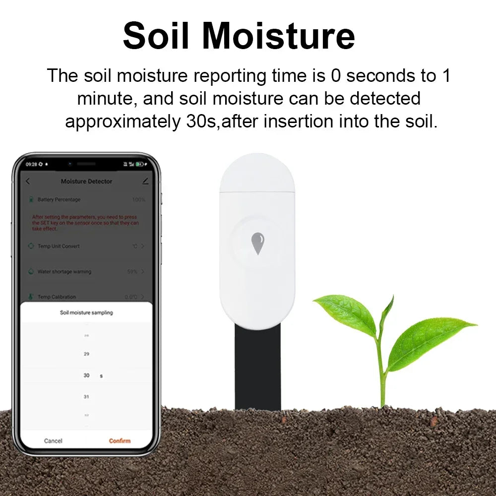 Tuya ZigBee Temperature & Soil Moisture Sensor