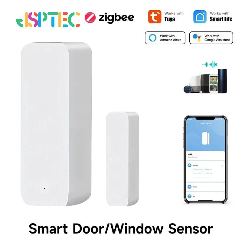 Tuya Zigbee Door & Window Sensor – Smart Contact Alert Device