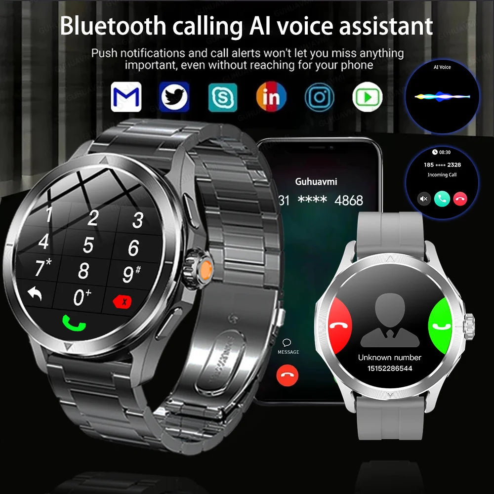 S4 Ultra Smartwatch for Xiaomi – AMOLED, GPS, NFC, Bluetooth Call